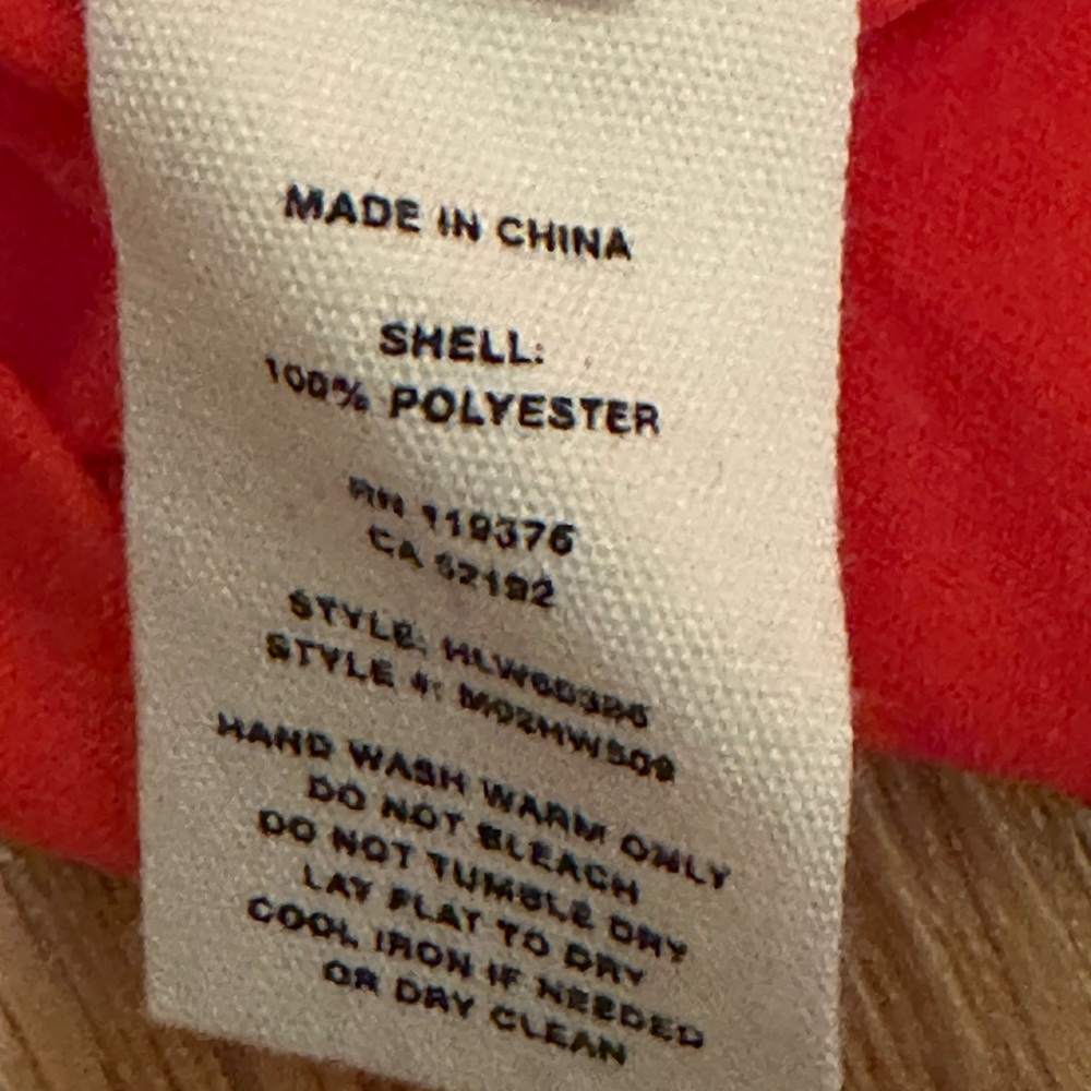 helmut Lang Asymmetrical Red Long Sleeve Top - size medium - Picture 4 of 5